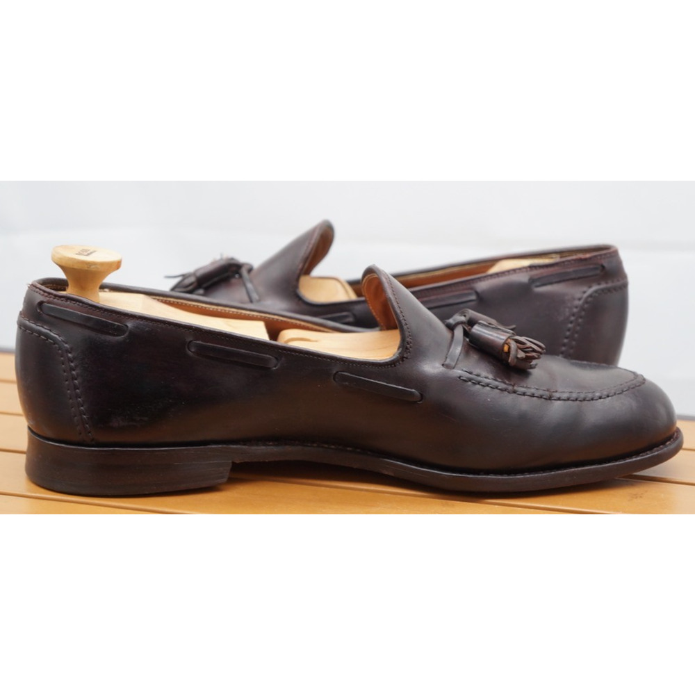 Alden Brooks Brothers 772 Color 8 Shell Cordovan Tassel Loafers Shoes Men’s 12 D - Picture 10 of 13